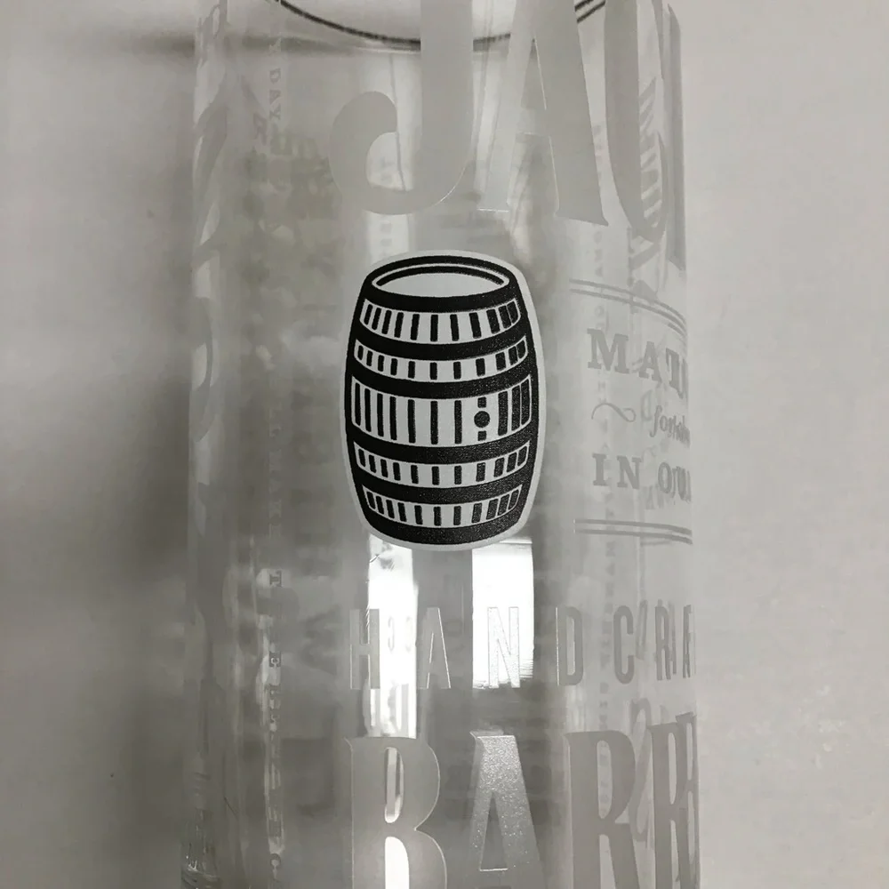 Jack Daniels Whiskey 4 Highball Tumbler Glasses Tall Boy 10 oz Old No. 7 Bar USA